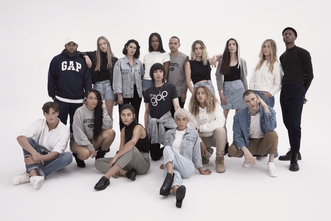 Naomi front and centre in Gap throwback campaign