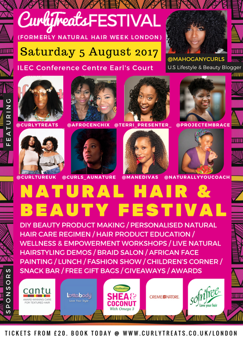 CurlyTreats Festival: the biggest natural hair event is coming to town