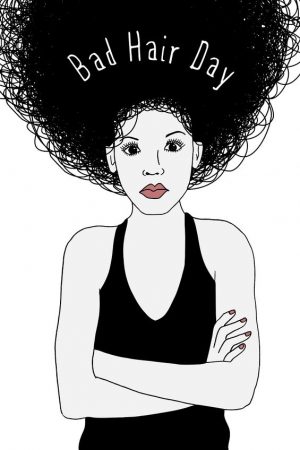 50154596 - sketch of a terrified woman having a bad hair day50154596 - sketch of a terrified woman having a bad hair day - How to protect your natural hair while travelling!