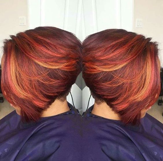 For flash and flair, get red hair! 