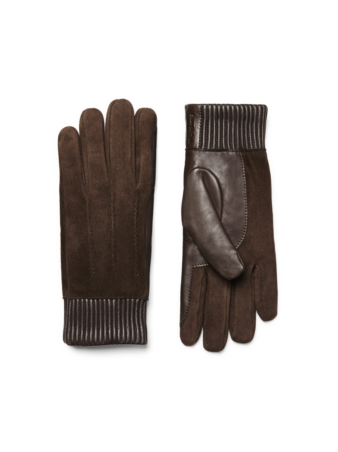 Lamb Nappa and Suede Gloves
