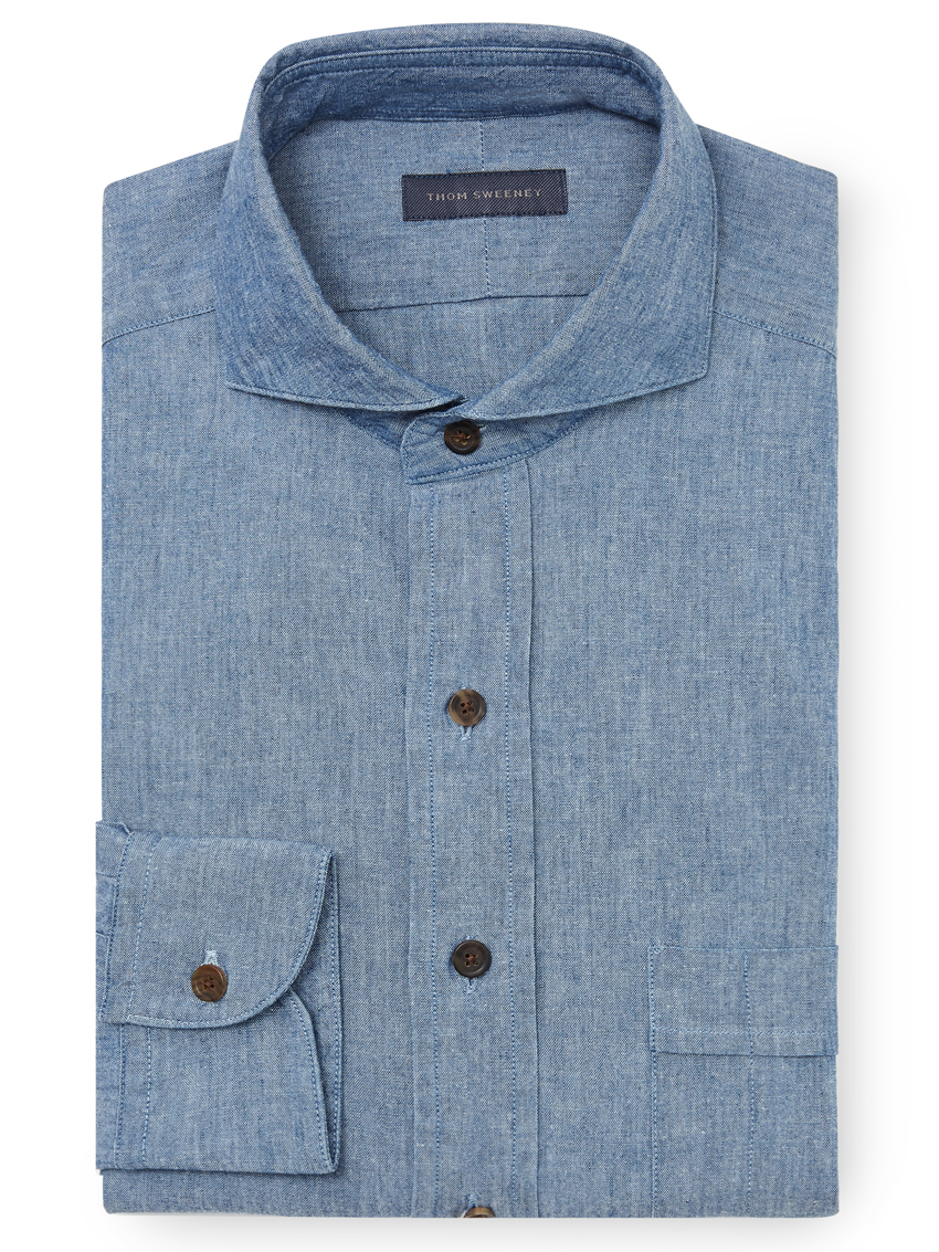 Chambray shirt by Thom Sweeney 