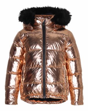 Gold Metallic Coat - £147 