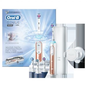 Oral B Genius 9000 Rose Gold Electric Toothbrush + 4 Heads £84.95