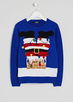 Matalan Kids Santa Christmas Jumper