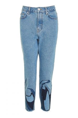 MOTO Abstract Hem Mom Jeans £55 