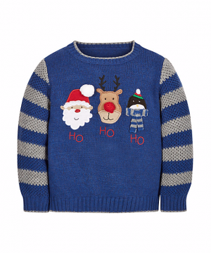 Mothercare Ho Ho Ho Christmas Jumper 