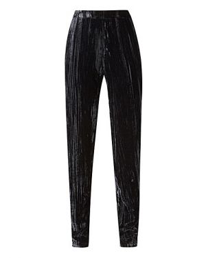 Crushed Velour Tapered Trousers £50 