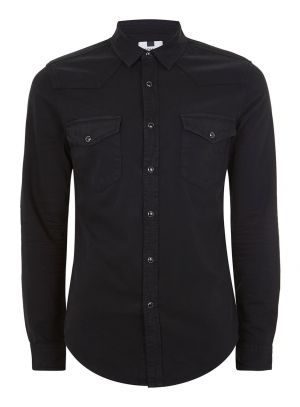 Black Stretch Western Shirt £12 