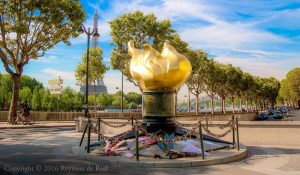 Picture of Flame of Liberty in Paris - a bucket list of 10 things to do in Paris