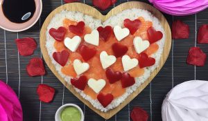 Sushi Heart Pizza: the perfect Valentine aphrodisiac