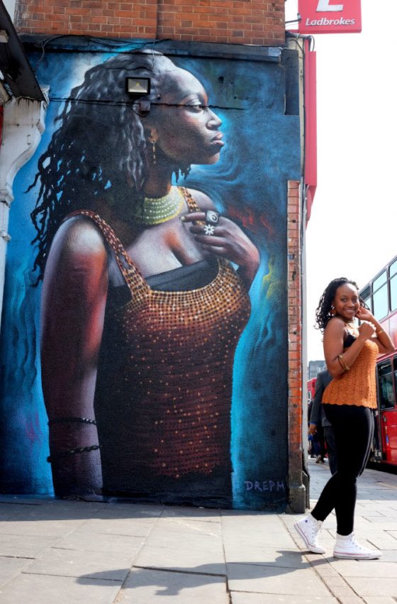 Dreph London-based artist tells black women: You Are Enough