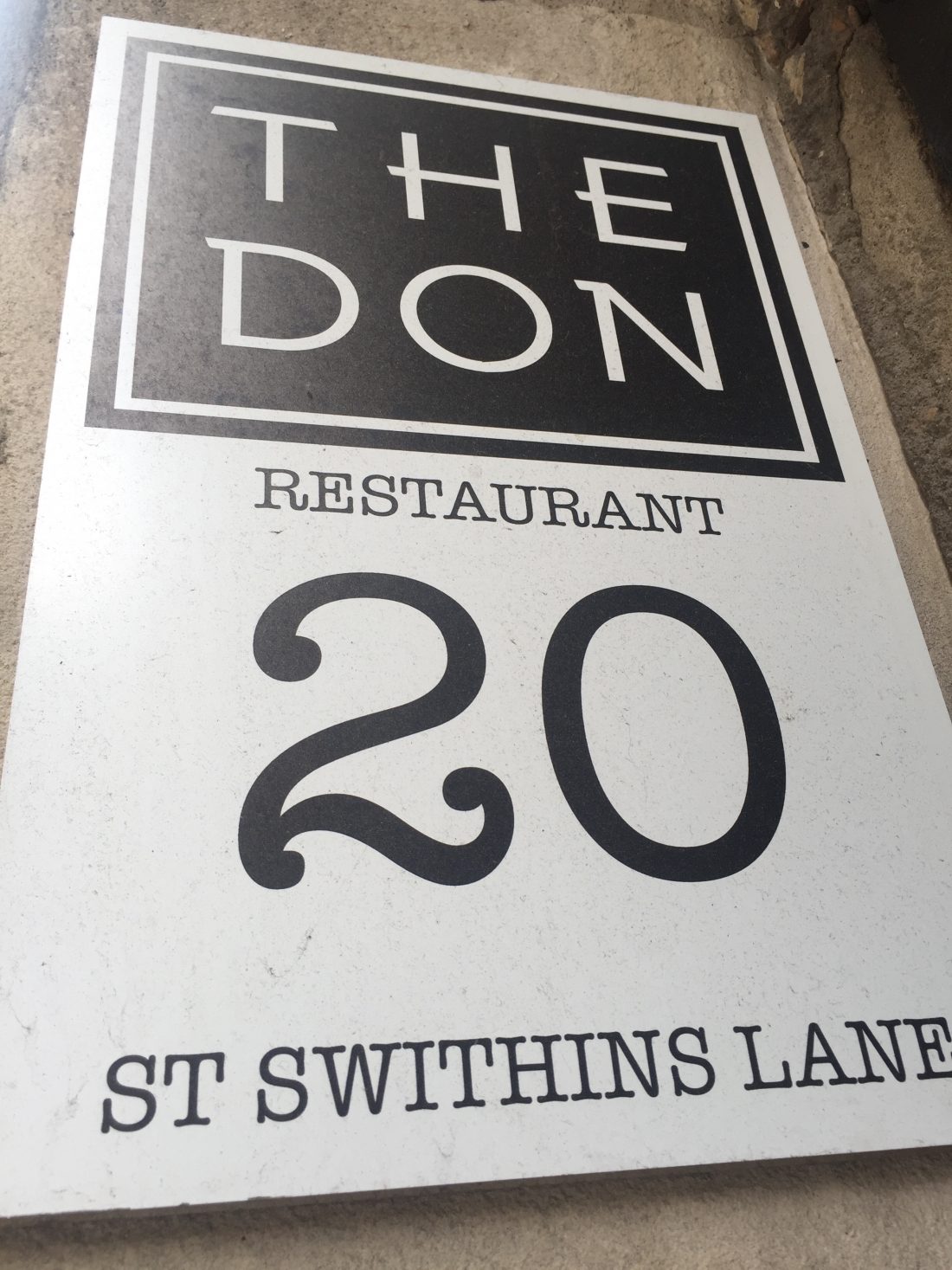 Dining in the city: The Don Restaurant