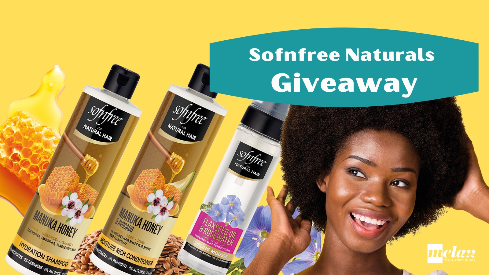 Giveaway time: Three readers to win new Sofnfree Naturals collection