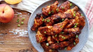 Recipe of the week: Chef Ponder’s Peach Bourbon BBQ Chicken wings