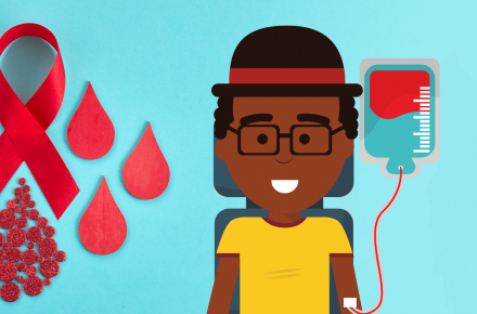 Who has donated the most in-demand type of blood for sickle cell patients?