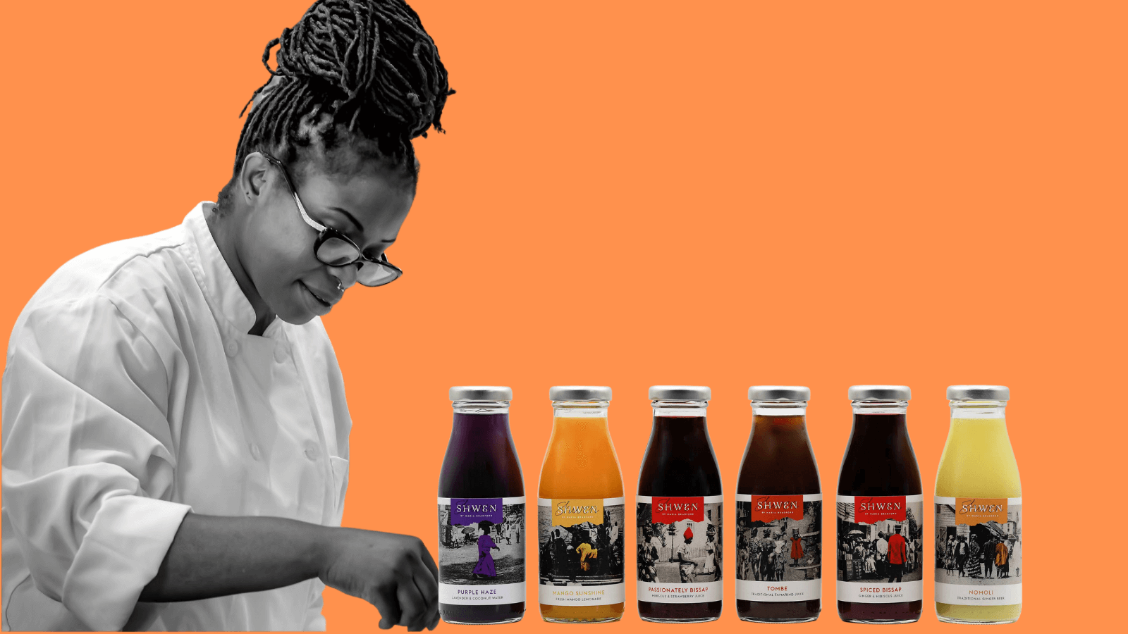 Maria Bradford launches juices inspired by taste of Sierra Leone