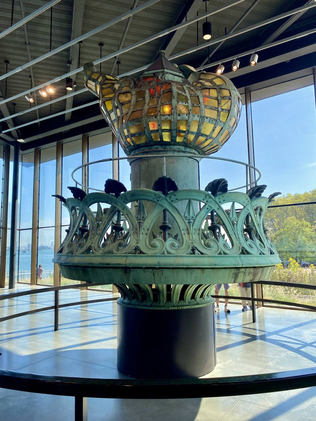 Statue of Liberty original torch Melan