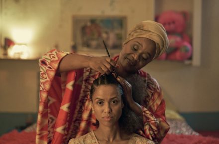 Possession: Gugu Mbatha-Raw as Claudia McKenzie & Nadean Rawlins as Mercy Copyright: ©Sky Image credit: Des Willie (Photographer)