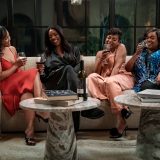 Why Did I Get Married Again? (L-R) Sharon Leal as Diane, Tasha Smith as Angela, Taraji P. Henson as Roselyn and Jill Scott as Sheila in Why Did I Get Married Again? Credit: Chip Bergmann/Perry Well Films 2/Netflix