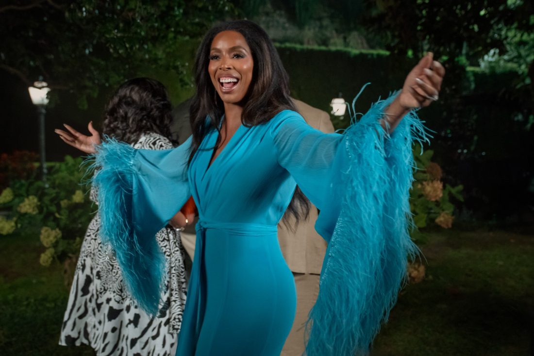 Why Did I Get Married Again? Tasha Smith as Angela in Why Did I Get Married Again? Credit: Chip Bergmann/Perry Well Films 2/Netflix