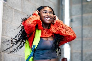 In rehearsal: Chewing Gum Dreams (Lauryn Ajufo) - credit Malachy Luckie _ @malachyluckiephotography 6