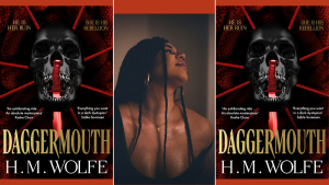 Daggermouth Book cover and author: H.M Wolfe
