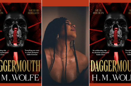 Daggermouth Book cover and author: H.M Wolfe