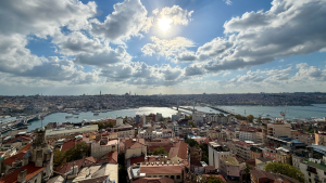 Panoramic views across Istanbul