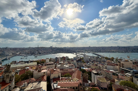 Panoramic views across Istanbul