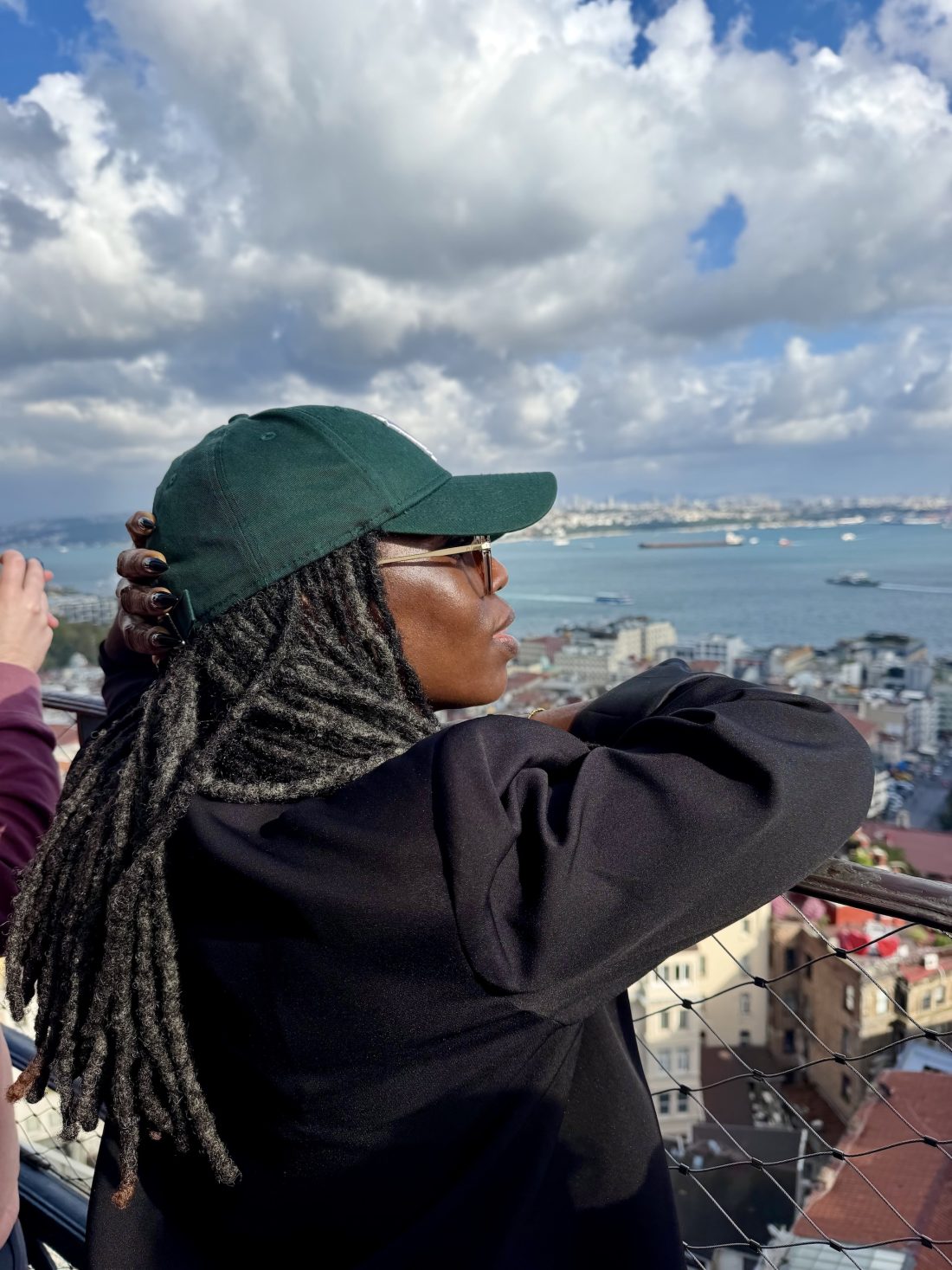 Standing at the top of the Galata Tower was the highlight of the day 