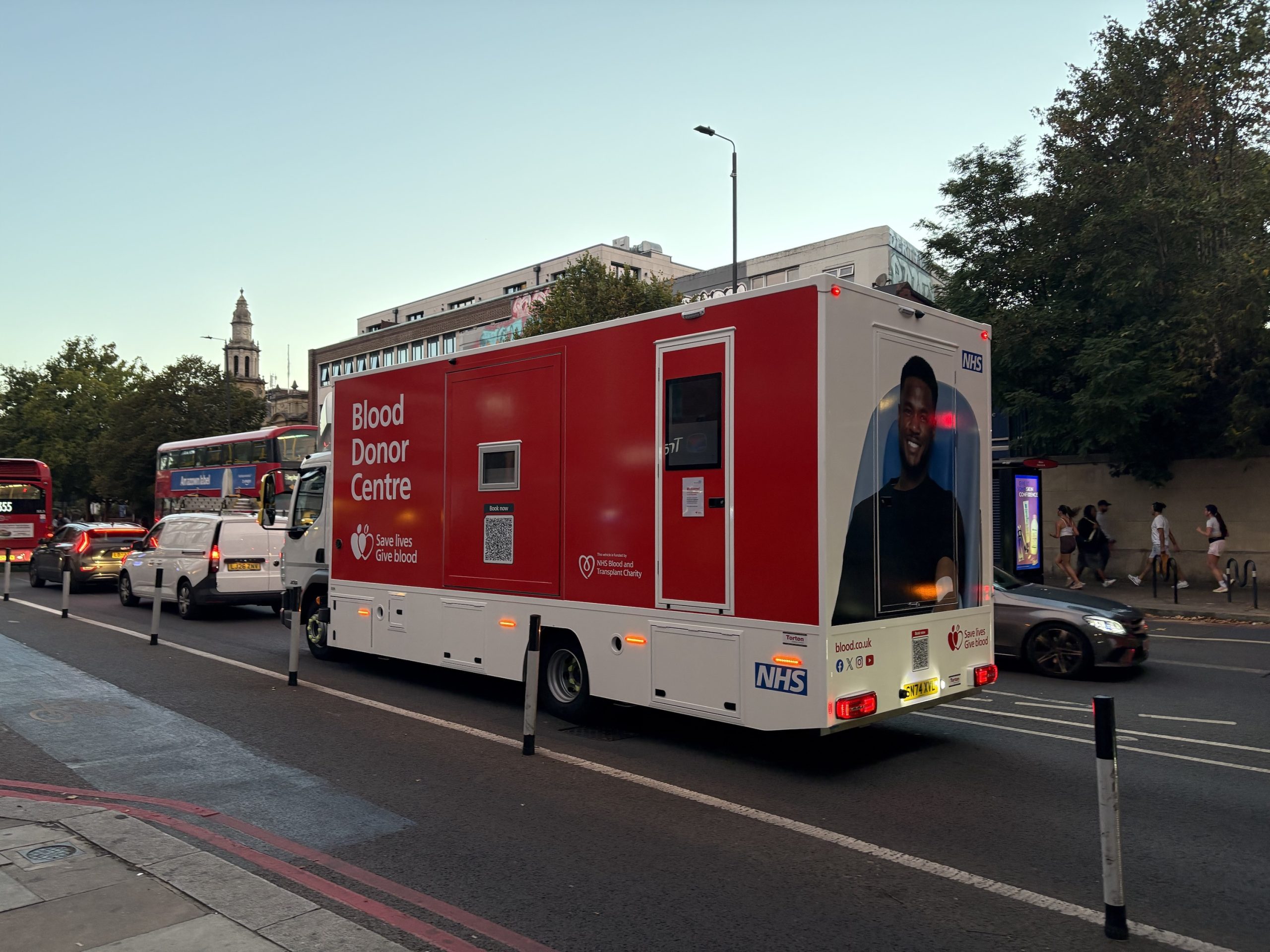 “Bloodmobile” route to aid Black Londoners donate at work or at home